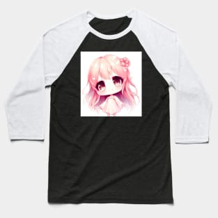 Cute chibi girl Baseball T-Shirt